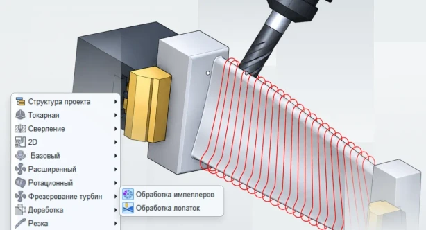 Операция «Обработка лопаток»