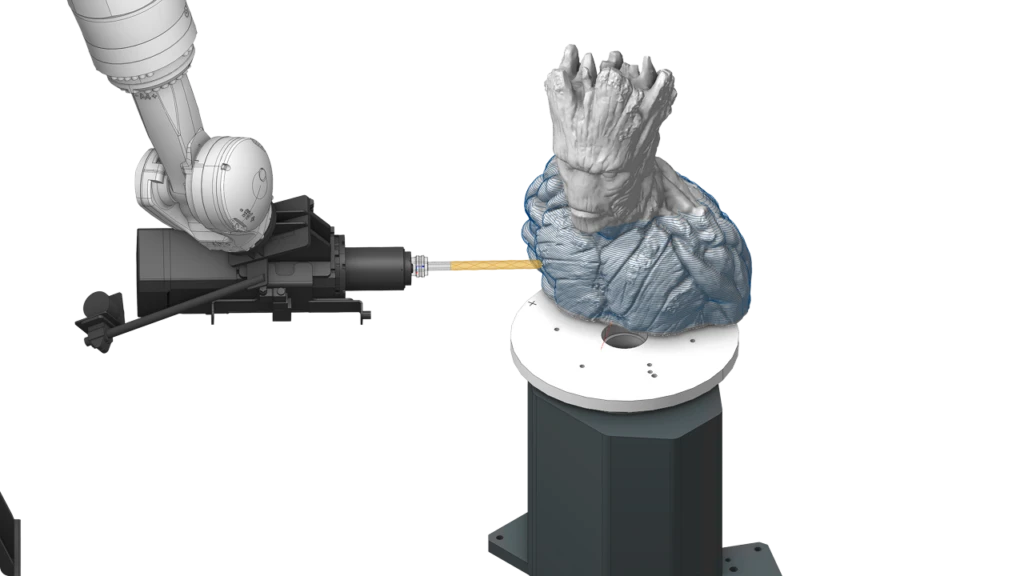 Художественная обработка в CAD/CAM для роботов